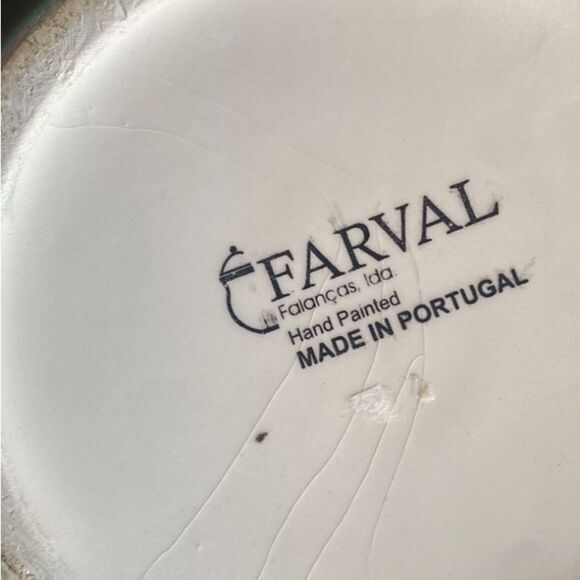 Hand painted decorative, ceramic‎ watering pitcher - Picture 7 of 8